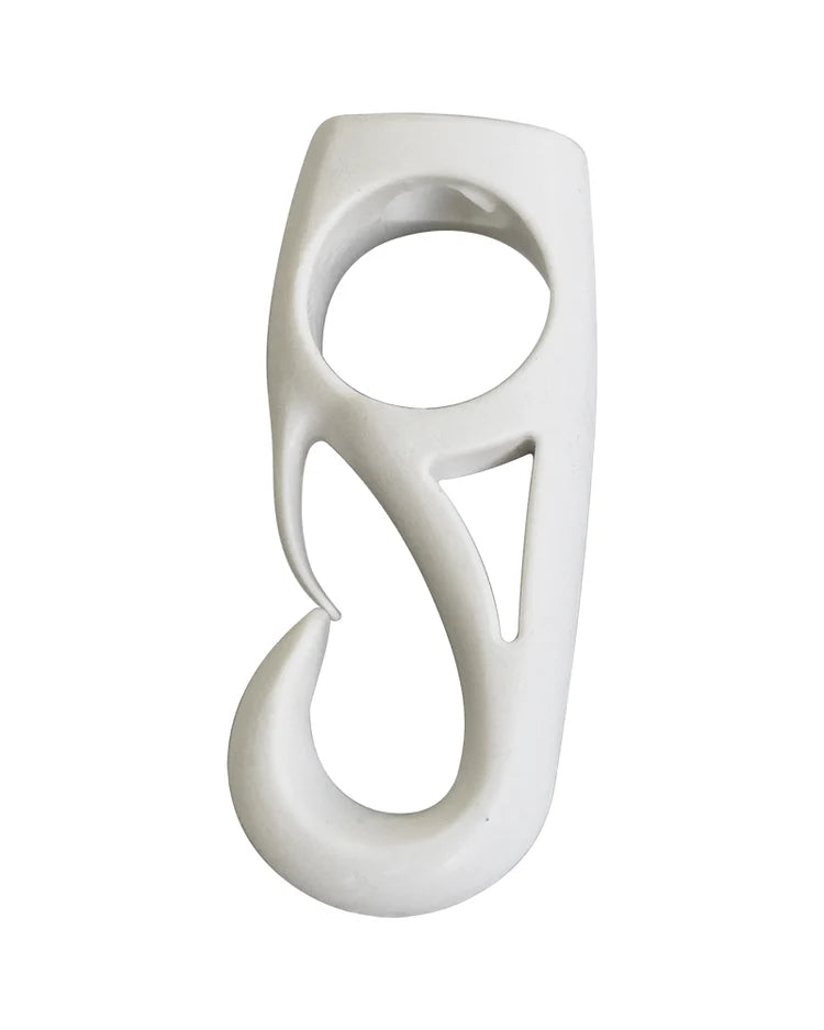 Plastkrok vit