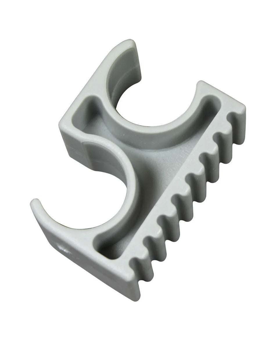 Sunblocker clip Dubbel 22mm, Grå