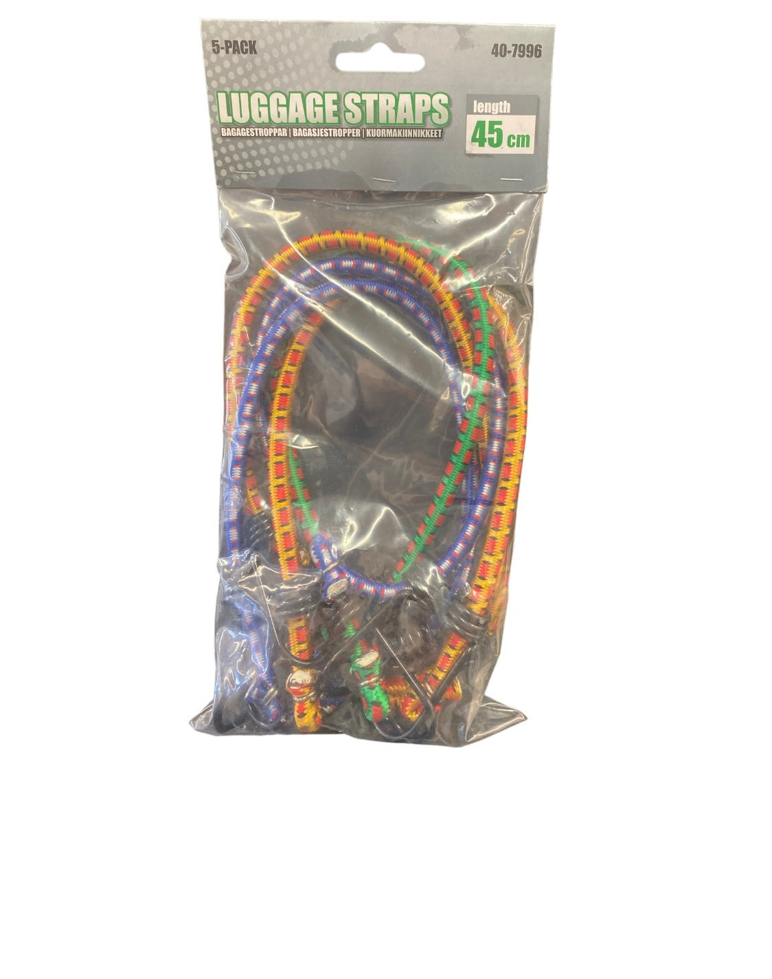 Bagageremmar 5 pack 45 cm
