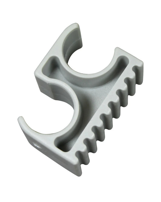 Sunblocker clip Dubbel 22mm, Grå